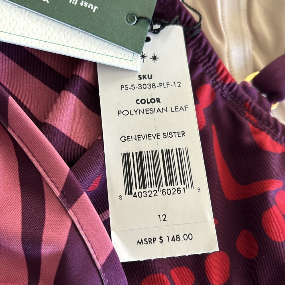 NWT hermoza swimsuit with tie waist - Picture 9 of 9